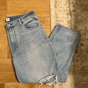 Abercrombie Curve Love High Rise Mom Jean Short Length